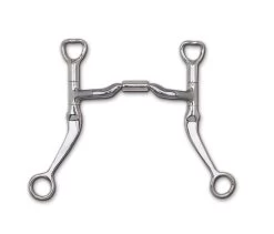 Myler Flat Shank With Sweet Iron Low Port Comfort Snaffle