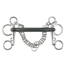 Horze Mullen Mouth Pelham Rubber Bit