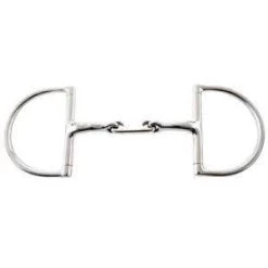 Jp Korsteel Stainless Steel Dr Bristol Hunter Dee Ring Snaffle Bit