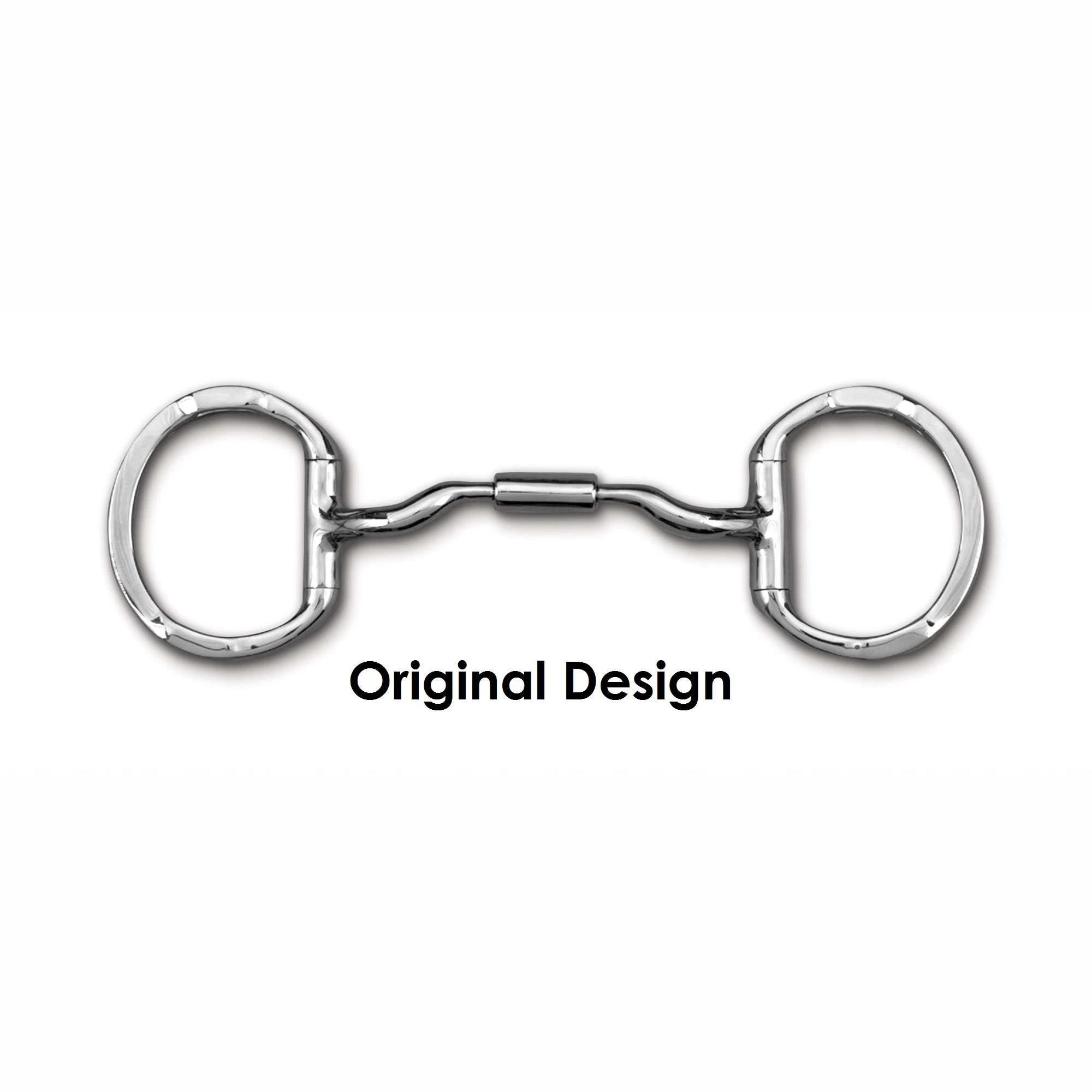 Myler Eggbutt With Hooks With Stainless Steel Low Port Comfort Snaffle - Image 2
