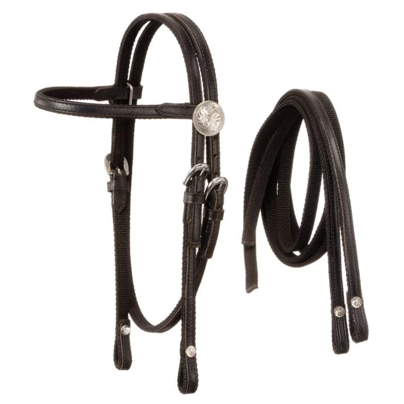 King Series Miniature Nylon With Leather Bridle