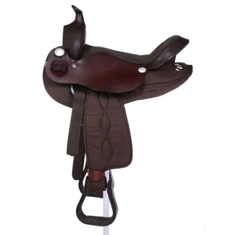 Tough 1 Eclipse Synthetic Round Skirt Trail Saddle - Image 2