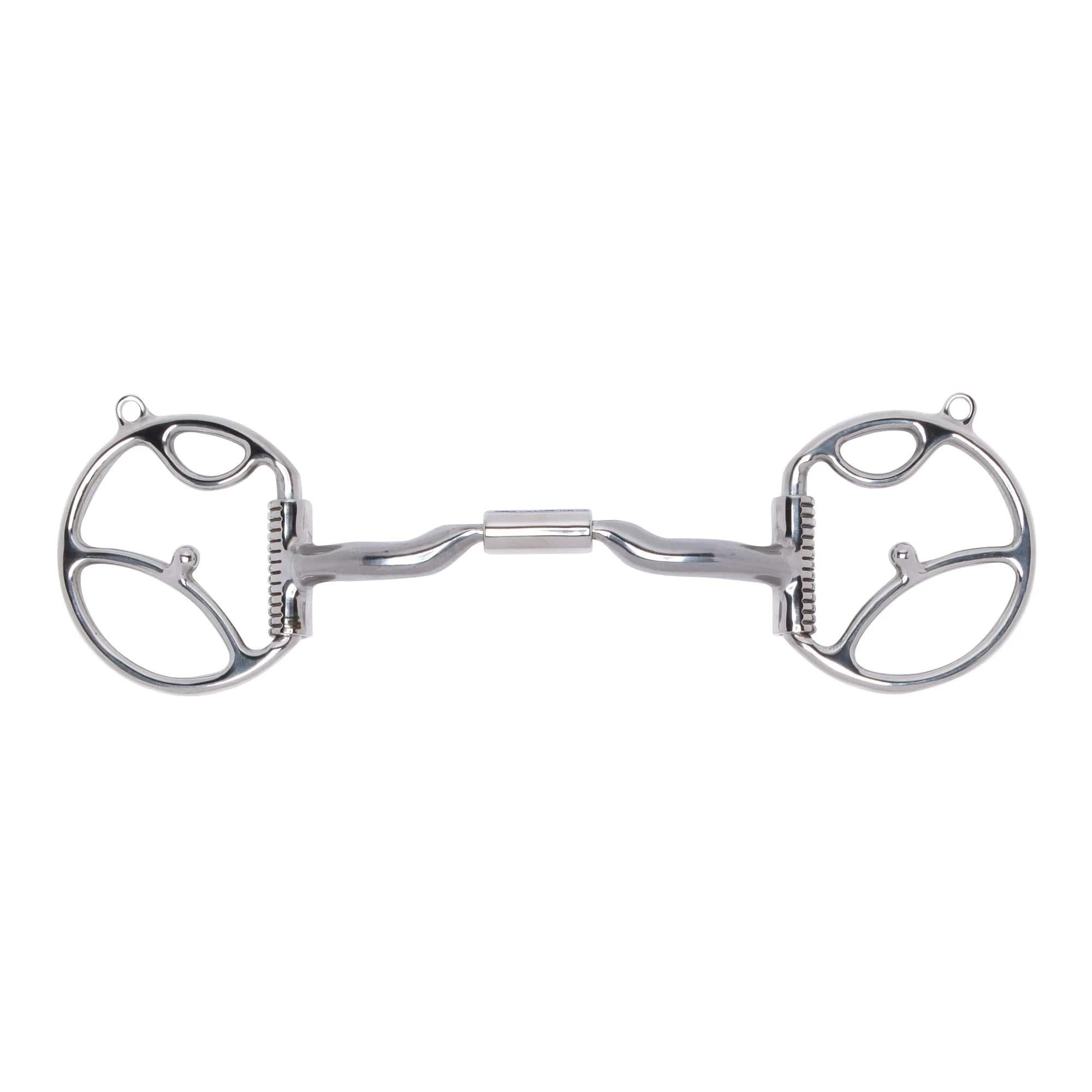 Myler Western Dee With 2 Hooks With Sweet Iron Low Port Comfort Snaffle