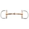 Korsteel Stainless Steel Copper Mouth Dee Ring Snaffle Bit