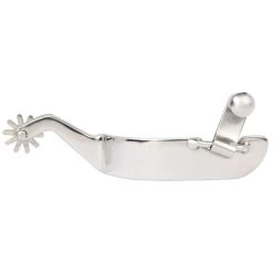 Myler Stainless Steel Spur With 1" Band And 10 Point Rowel