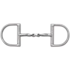 Myler Dee Without Hooks With Stainless Steel French Link Snaffle