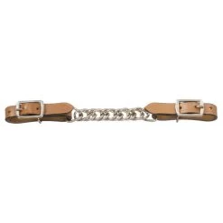 Royal King Flat Leather Curb Chain
