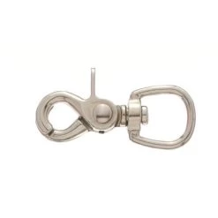 Tough 1 Nickel Plated Swivel Oval Eye Rein Snap