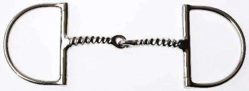 Jp Korsteel Stainless Steel Corkscrew Mouth Dee Snaffle Bit