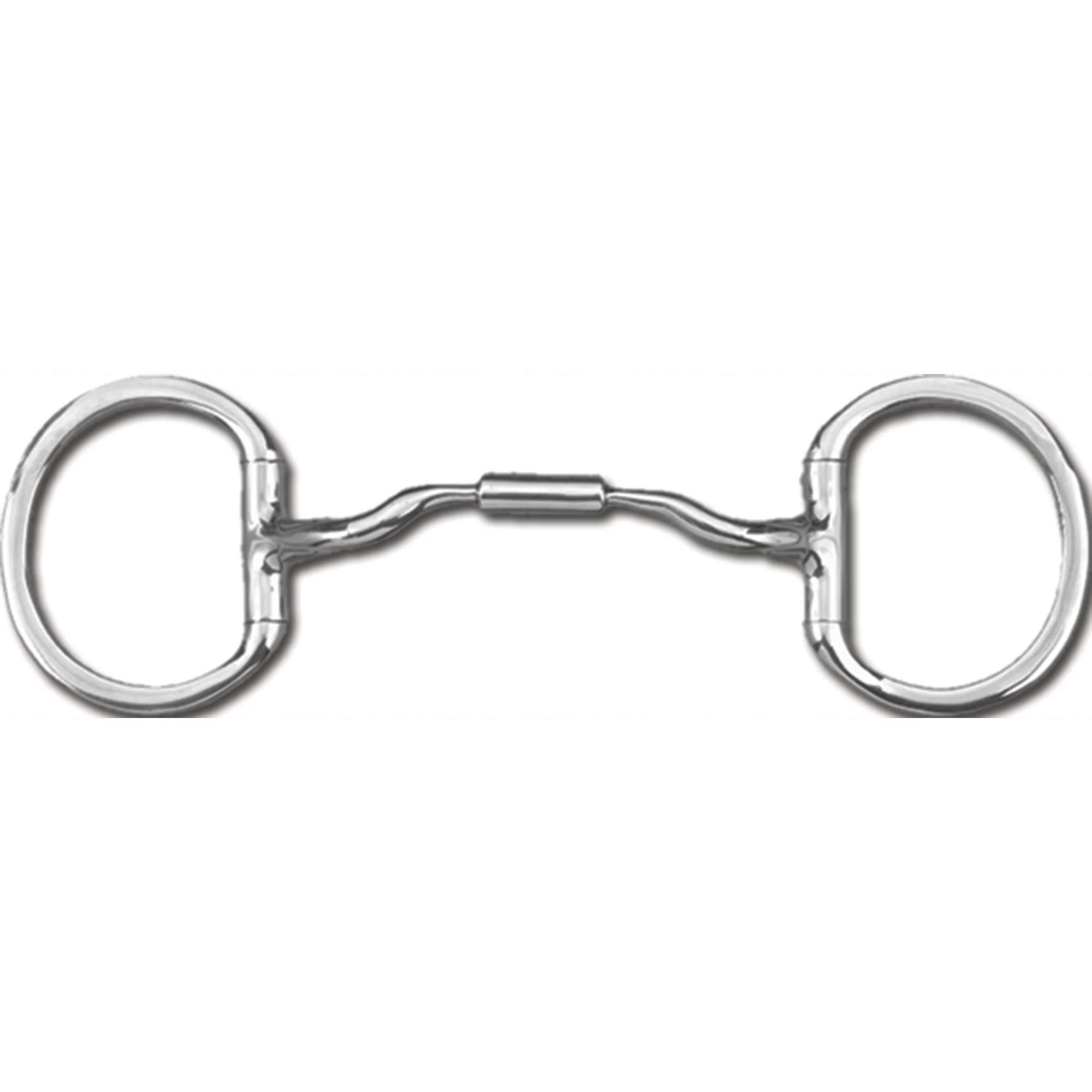 Myler Eggbutt Without Hooks With Stainless Steel Low Port Comfort Snaffle