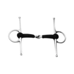 Korsteel Soft Rubber Full Cheek Snaffle Bit