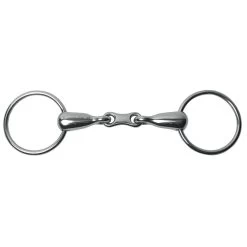 Korsteel Thick Mouth French Link Loose Ring Snaffle Bit