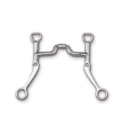 Myler Flat Shank With Sweet Iron Low Ported Barrel Narrow