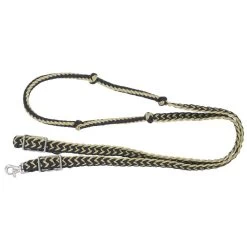 Tough 1 Metallic Cord Knotted Roping Reins