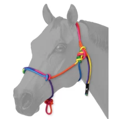 Tough 1 Rainbow Mini Rope Halter