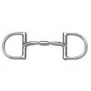 Myler Dee Without Hooks With Stainless Steel Comfort Snaffle Wide Barrel