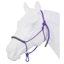 Tough 1 Poly Rope Tied Halter With Crystal Accents