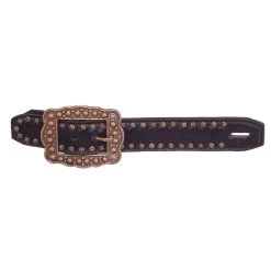 Tough 1 Studded Hair-On Belt Style Spur Strap