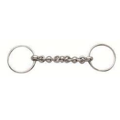 Korsteel Stainless Steel Waterford 2.5" Loose Ring Snaffle Bit