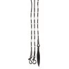 Royal King Silver Ferrule Western Romel Reins