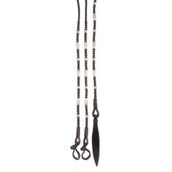Royal King Silver Ferrule Western Romel Reins
