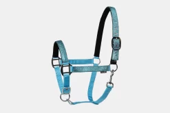 Lettia Sparkle Leather Halter With Breakaway Tab
