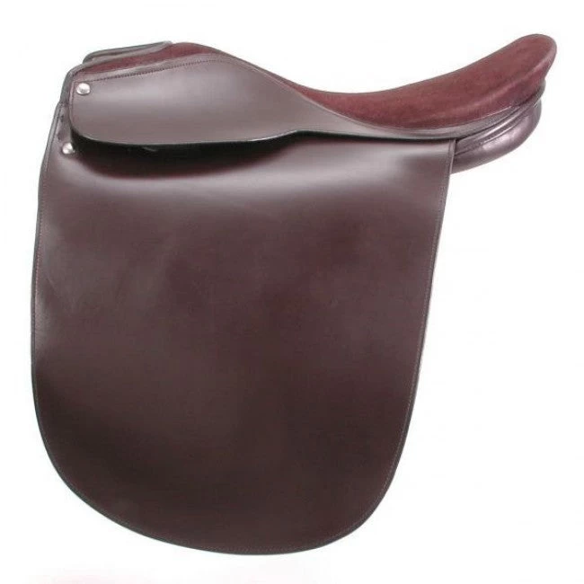 EquiRoyal Liberty Lane Fox Suede Seat Show Saddle - Image 2