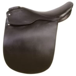 EquiRoyal Liberty Lane Fox Smooth Seat Wide Tree Show Saddle