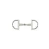 Toklat Stainless Steel Hunt Dee Snaffle Bit With 3 3/4" Rings