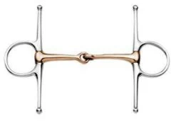 Korsteel Stainless Steel Copper Mouth Full Cheek Snaffle Bit