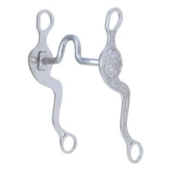 Myler Embossed Seven Shank With Sweet Iron Narrow Medium Port