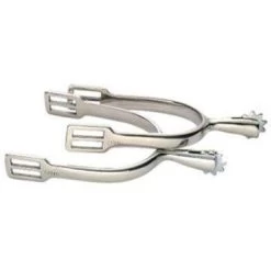 Korsteel Ladies Stainless Steel 30Mm Pow Rowel Spurs