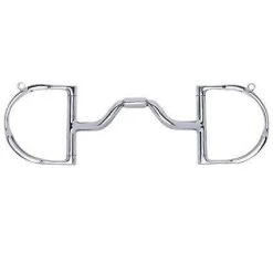 Myler 3 3/8" Medium Dee With Hooks With Low Medium Wide Ported Barrel