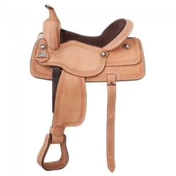 Tough 1 King Series Cowboy Roughout Saddle With Serpentine Tooling