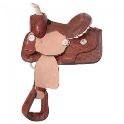 Tough 1 Mini Fully Carved Barrel Saddle Package