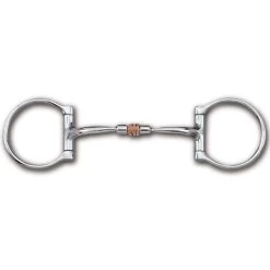 Myler Western Dee With Sweet Iron Comfort Snaffle With Copper Roller
