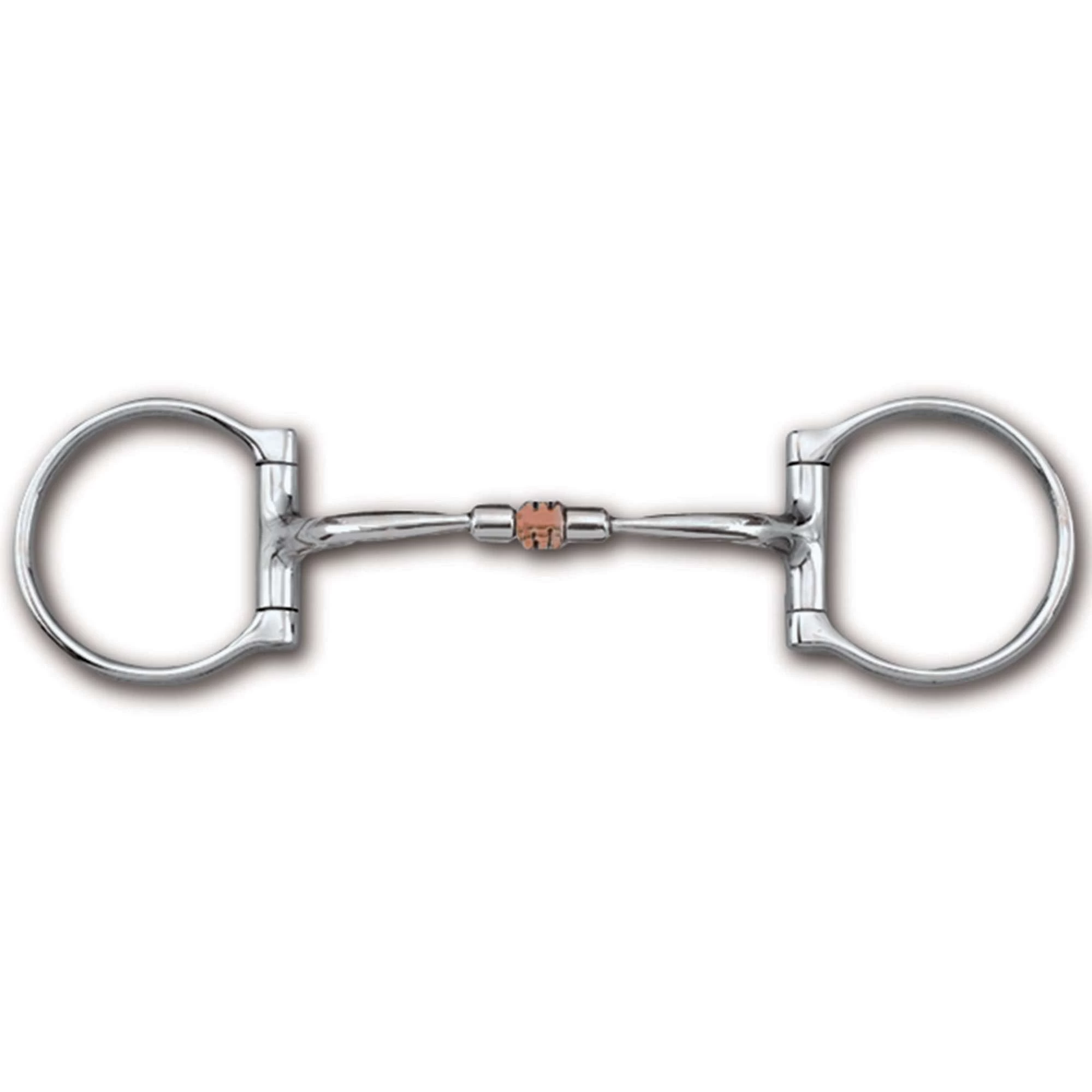 Myler Western Dee With Sweet Iron Comfort Snaffle With Copper Roller
