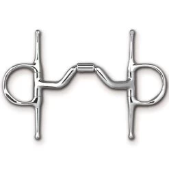 Myler Full Cheek With Hooks With Stainless Steel Ported Barrel