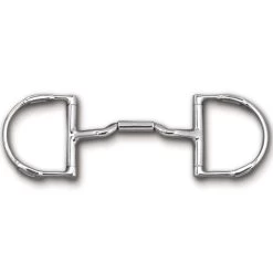 Myler Dee With Hooks With Stainless Steel Mullen Barrel Low Port