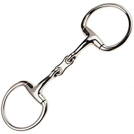 Jp Korsteel Stainless Steel French Link Eggbutt Snaffle Bit