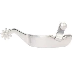 Myler Stainless Steel Spur With 1" Band And 9 Point Rowel