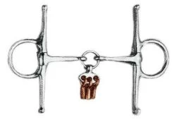 Korsteel Stainless Steel Copper Keys Training Full Cheek Snaffle Bit