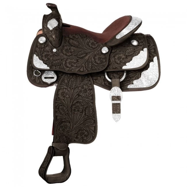 Tough 1 Premium Classic Premier Silver Show Saddle Package - Image 2