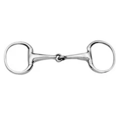 Korsteel Hollow Mouth Lightweight 19Mm Eggbutt Snaffle Bit