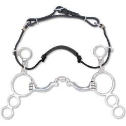 Myler 3 Ring Combination Bit - 6" Shank With Sweet Iron Correctional Ported Barrel